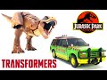 Transformers X Jurassic Park TYRANNOCON REX & JP93 Review