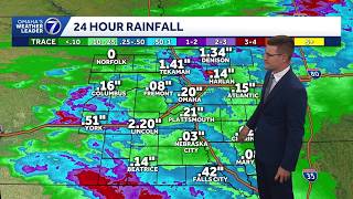 Drying out, not as hot Thursday in Omaha area