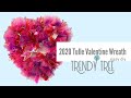 Easy DIY Tulle Valentine Wreath Tutorial by Trendy Tree