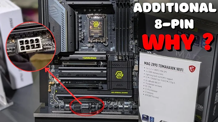 MSI's Z890 motherboards have an additional 8-pin PCIe power connection here's why