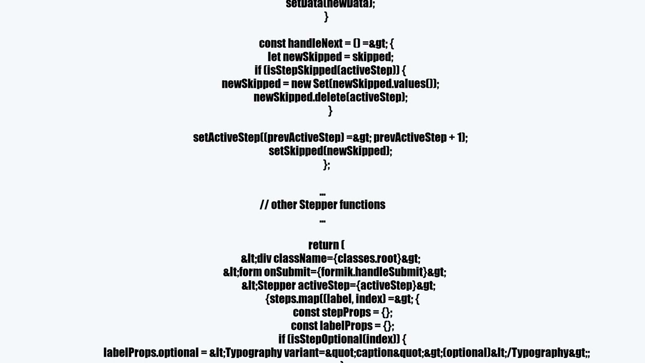 Dynamic form with Formik and Stepper wants to access first step instead of last and throws TypeError