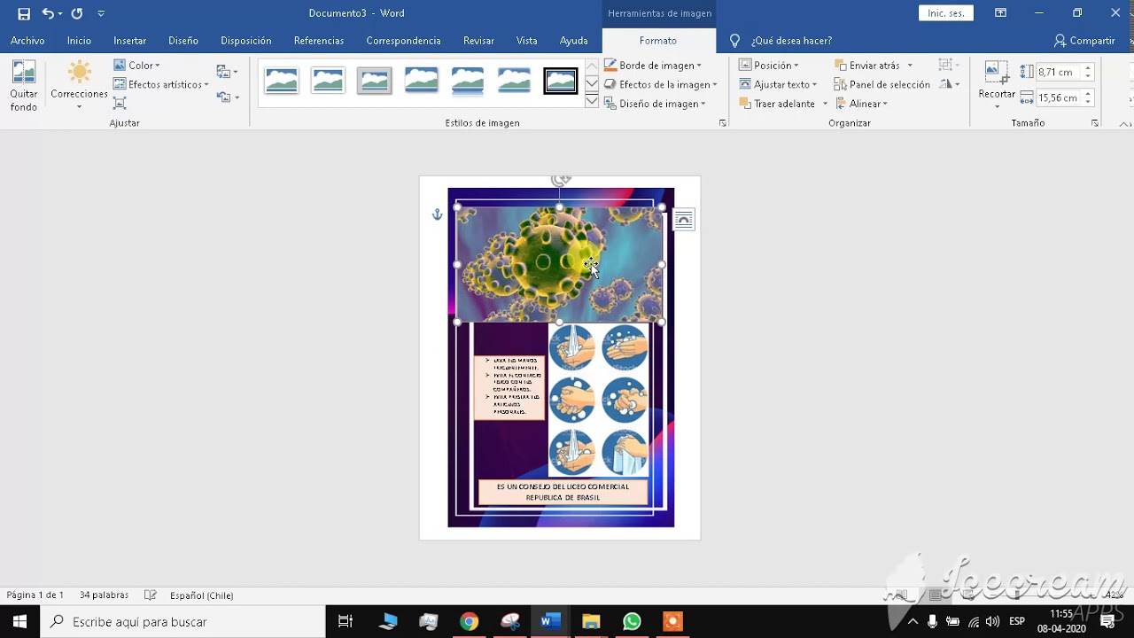 Hacer Un Cartel En Word COMO HACER UN AFICHE EN WORD - YouTube