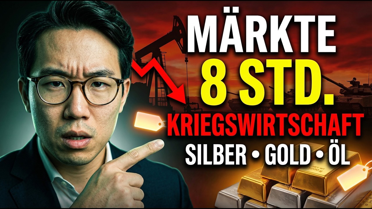 Märkte öffnen in 8 Std. — Silber 84 $, Gold 5200 $, Öl 115 $, Kriegswirtschaft