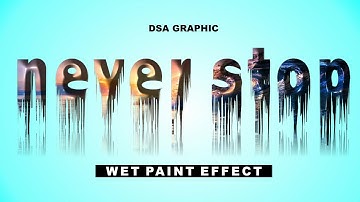 Wet Paint Effect | Coreldraw Tutorial | Dsa Graphic