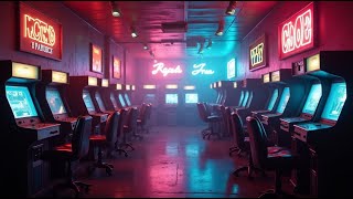 Moonlight Arcade – Echo Drift | Retro Lo fi Chill in an Empty Game Hall