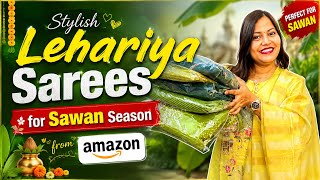 Georgette Lehariya Sarees Collection for Sawan Season | Latest Saree Collection  screenshot 3