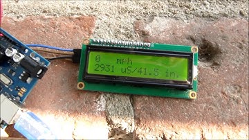 sonar wind speed with HC-04 module