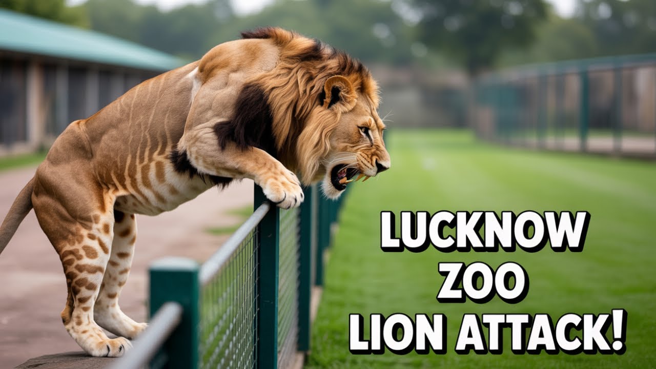 Lion in Lucknow zoo