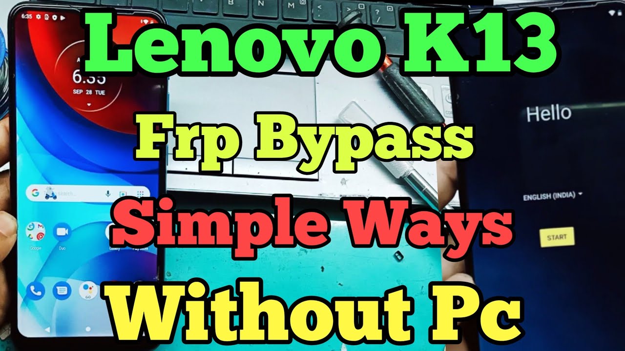 Lenovo K13 Frp Bypass Without Pc Lenovo K13 Google Account Remove