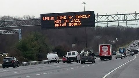 Inside of a Dynamic Message Sign (DMS) & DMS PIT Testing