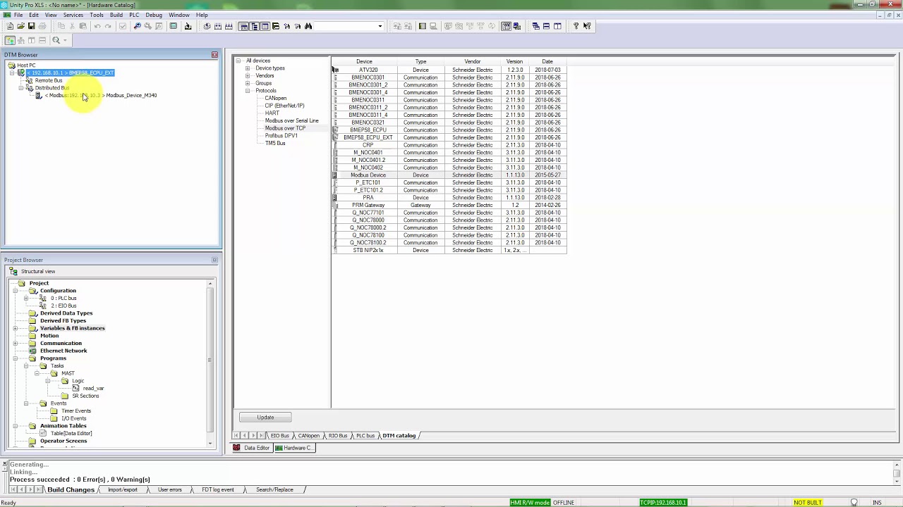 Configuración IO Scanner M580
