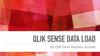 Loading XLSX File into Qlik Sense Business Account