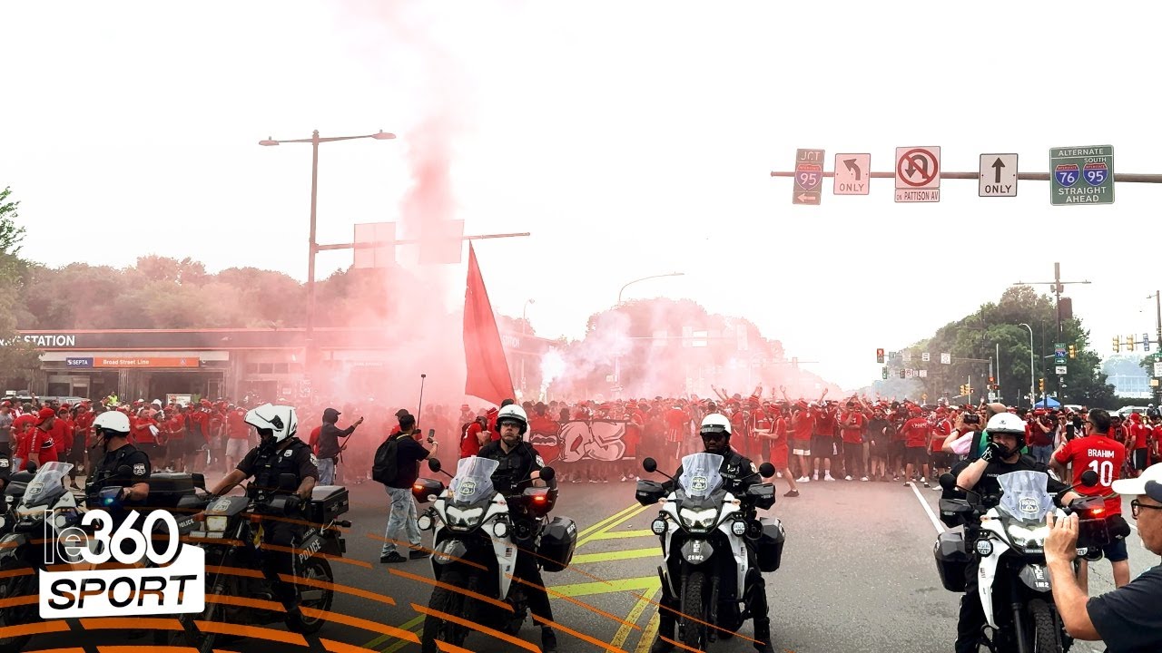 L’impressionnant cortège des Winners avant Wydad–Juventus