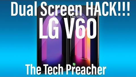 LG V60 Dual Screen HACK !! Wide Mode Feature For ANY APP