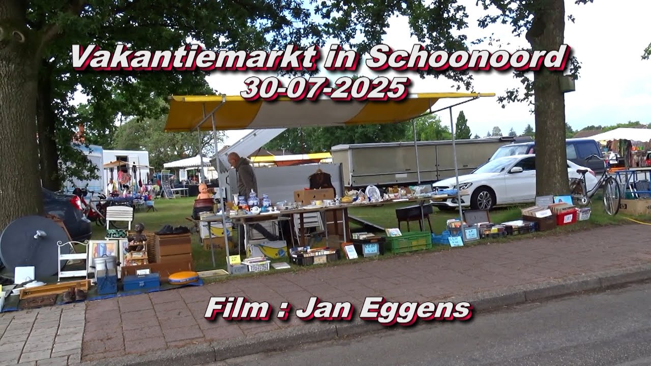 Vakantiemarkt in Schoonoord 30 07 2025