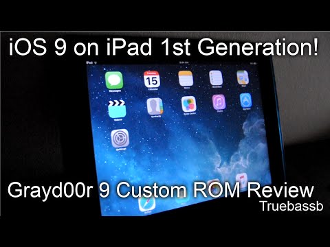 iOS 9 on iPad 1st Gen? Grayd00r 9 Custom ROM Review