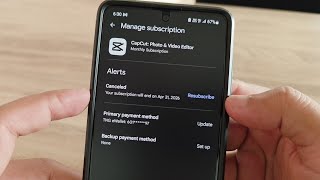 Cara Cancel Subscription di Google Play Store | Cancel Subscription CapCut