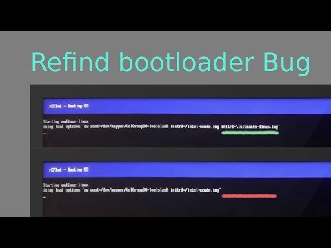 [bug] Refind ignores initrd parameter while using intel microcode