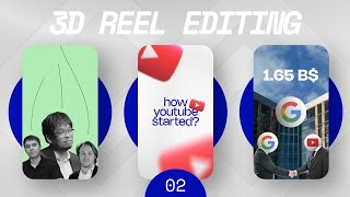 3D reel editing in alight motion | Part - 2.