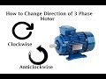 3 Phase Motor Wiring Diagram Change Direction