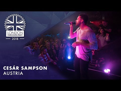 Cesár Sampson - Nobody But You - AUSTRIA | LIVE | OFFICIAL | 2018 London Eurovision Party