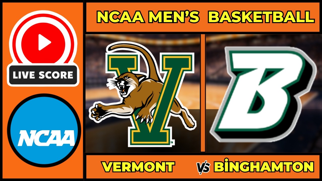 🔴 LIVE: Vermont Catamounts vs Binghamton Bearcats | NCAAM Basketball Scoreboard | Feb 12 | AE Clash