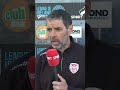 Derry City boss Tiernan Lynch ahead of tonight’s clash with Shamrock Rovers at Celtic Park | LOI