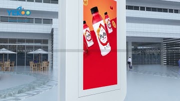 Floor Standing Android Video LCD Advertising Player Touch Screen Digital Signage