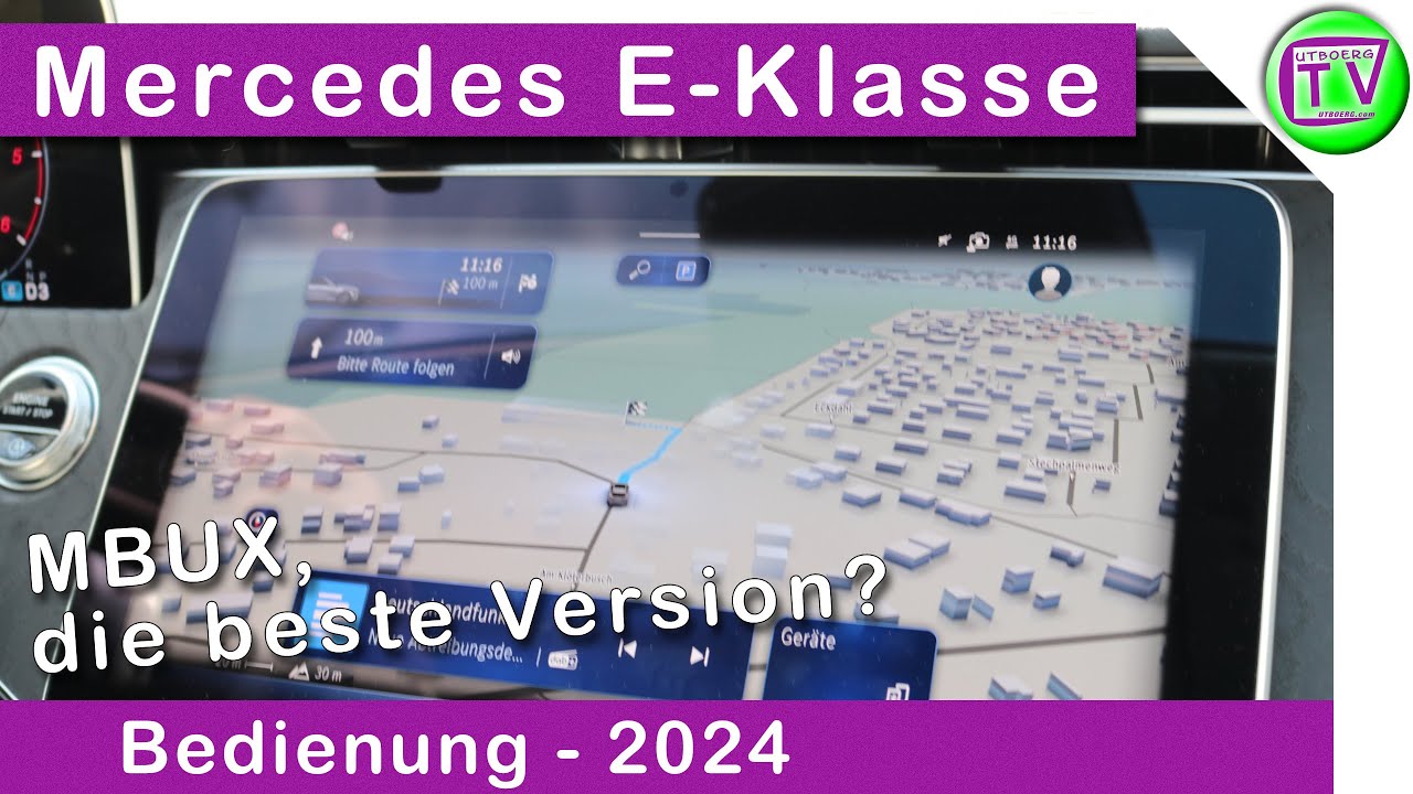 S214 MBUX Vorstellung Bedienung Mercedes E-Klasse S214 2024 - YouTube
