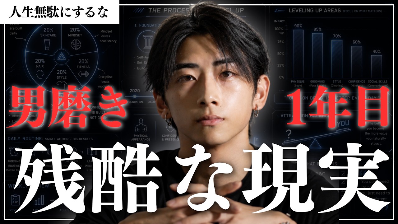 この8個の『残酷な現実』を知らなければ、イケメンになることはできません。【男磨き1年目で知っておきたかったこと8選】