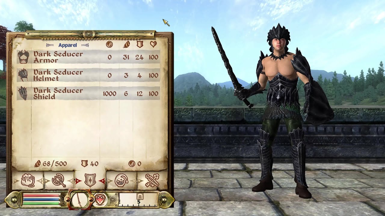 DARK SEDUCER ARMOR TES IV OBLIVION YouTube