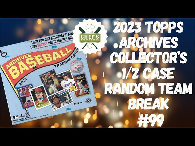 2023 Topps Archives Baseball Hobby Collector 10-Box Case Random 2