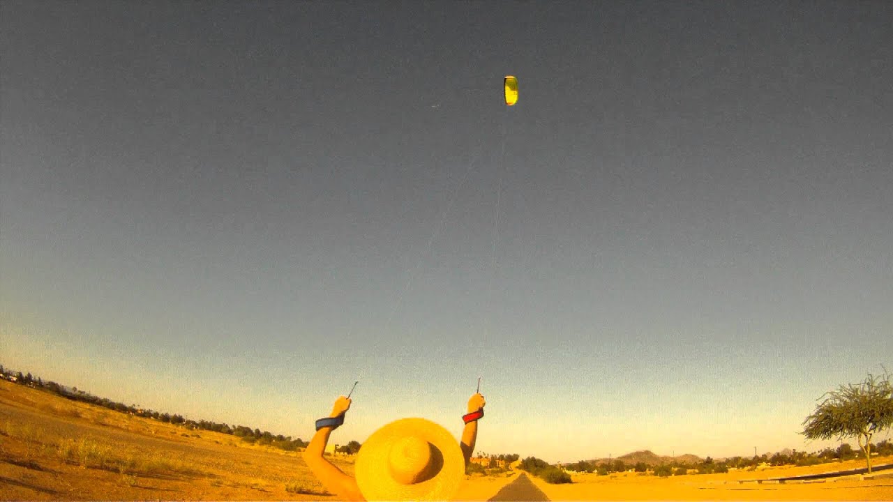 Suz Flying the Snapshot 2.5.Parafoil Stunt Kite YouTube