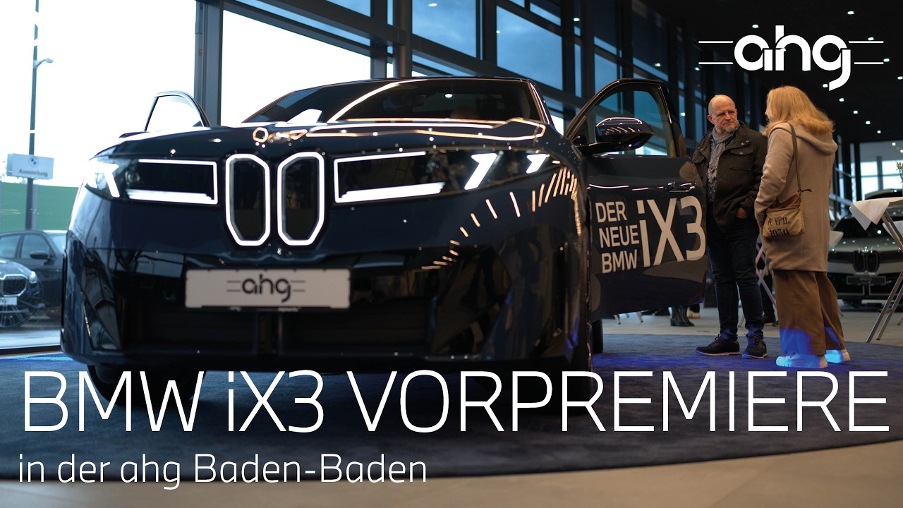 Exklusive BMW iX3 Vorpremiere in der ahg Baden-Baden