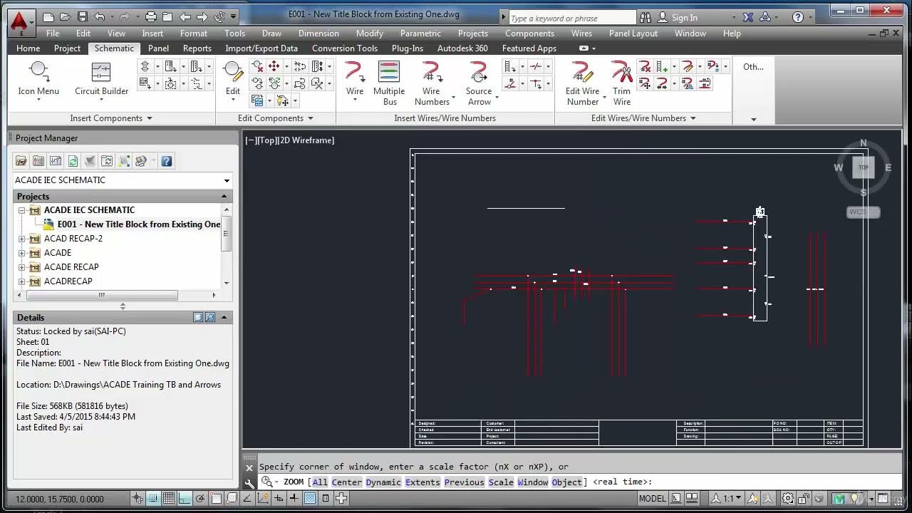 13. Recap 4 Wires and Wire numbering AutoCAD Electrical Engineering