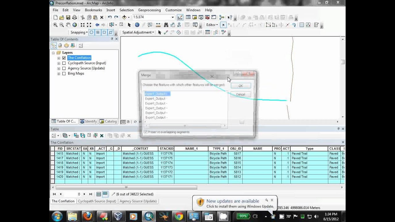 ArcMap Bug - Cannot Copy-Merge-Paste - YouTube