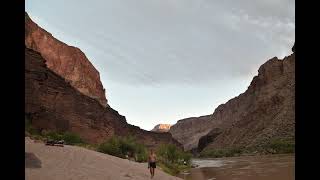 Rising Sun Inside Grand Canyon