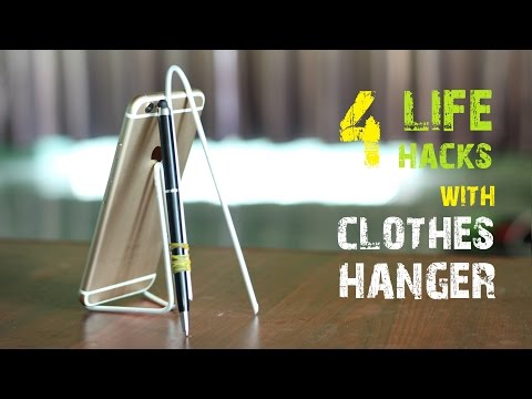 4 Amazing Life Hacks Things Using A Clothes Hanger