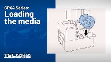 TSC CPX4 Series Color Label Printer: Loading the Media