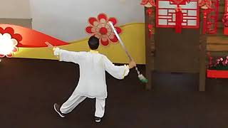 Wushu sword demonstration