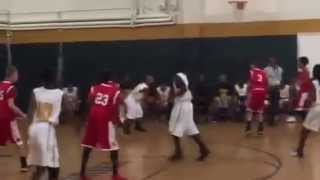 JaQuise Coulter, a high-functioning autistic, knocks down a 3-pointer