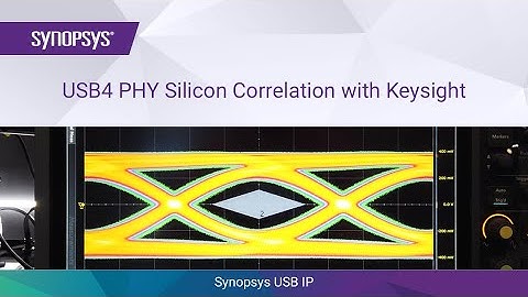 Synopsys USB4 PHY Silicon Correlation with Keysight ADS Simulation