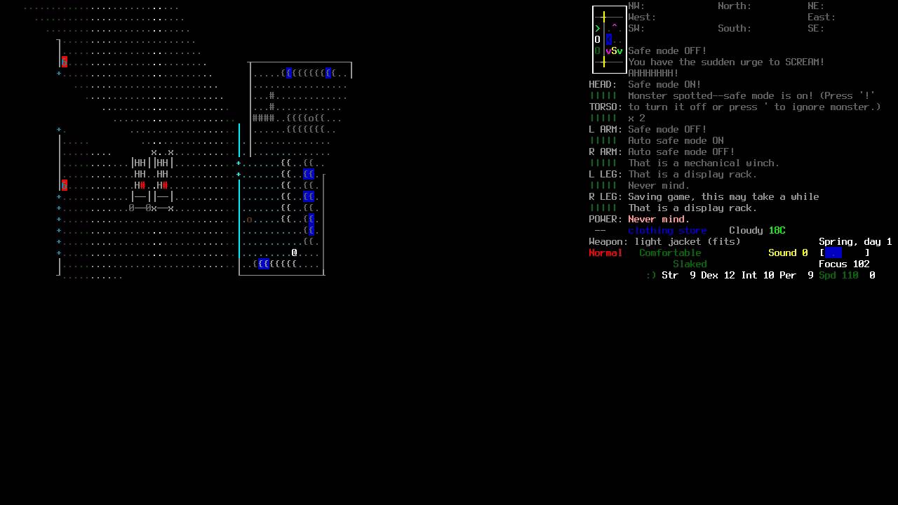Cataclysm : DDA (0.7.1 SDL 1741) - 01 Fengferth the Sneaky Shooter in Birmingham