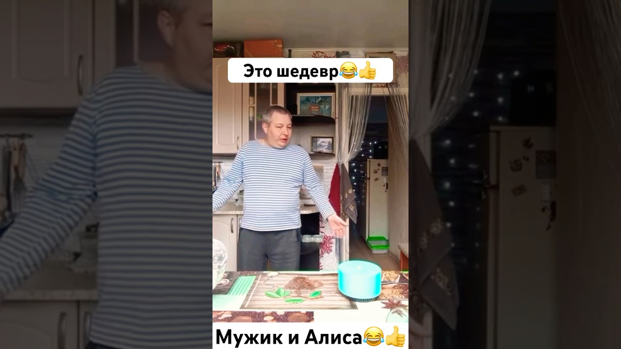 Остановите мой орррр😂👍Это шедевр😂👍Мужик и Алиса спорят по полной😂👍Это реально ржака😂👍Ору😂