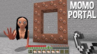 WHAT if TRY LIGHT this MOMO PORTAL in Minecraft ???