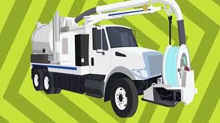 Machines for Kids with Blippi   Learn About Vacuum Trucks