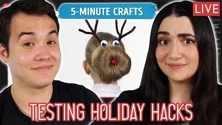 Testing Clickbait Christmas Hacks from the Internet