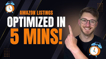 How To Optimize Amazon Listings In Less Than 5 Minutes