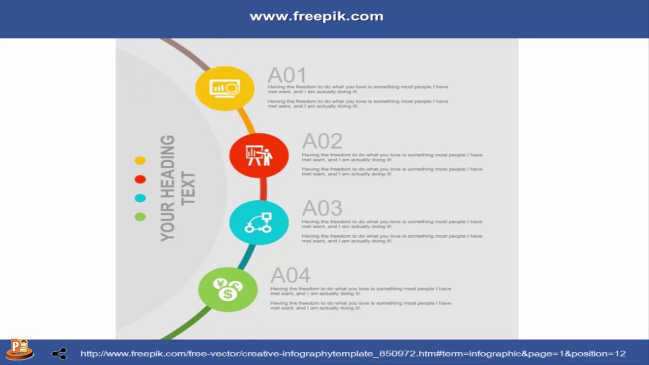 ตัวอย่างการทำ Powerpoint Style Infographic Ex. 1