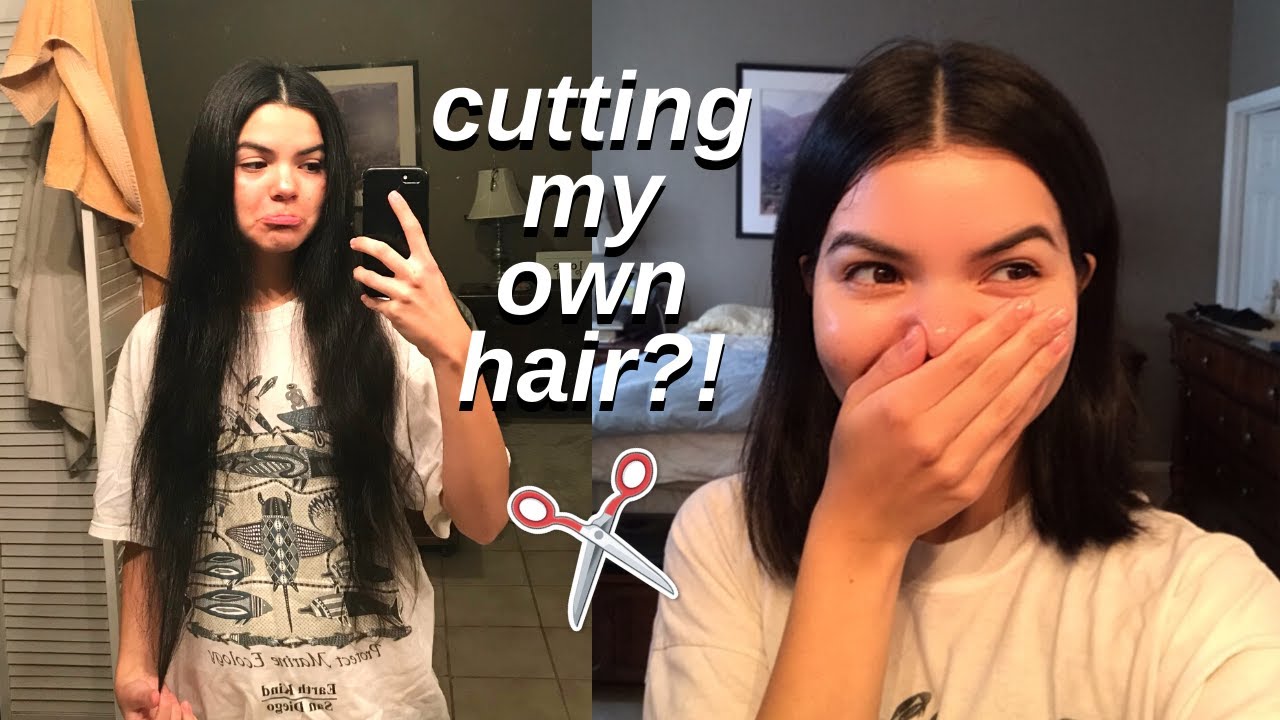 Cutting My Hair Short For The First Time Youtube 